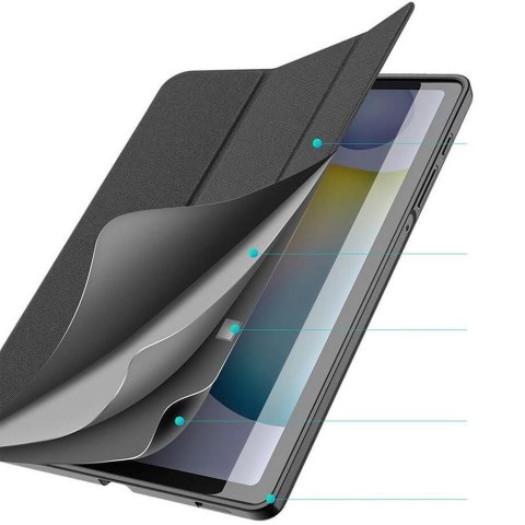 DUX DUCIS etui DOMO składane z miejscem na rysik do SAMSUNG Tab S6 Lite (P610/P613/P615/P619) czarne