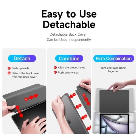 DUX DUCIS etui MAGI z miejscem na rysik do iPad Air 13 (2024) czarne