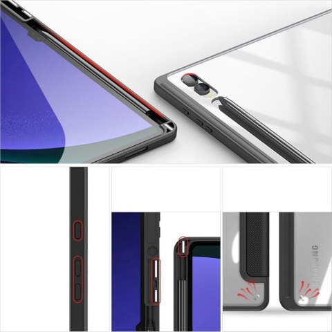 DUX DUCIS etui TOBY z miejscem na rysik do SAMSUNG Tab S10 Ultra/S9 Ultra/S8 Ultra czarne