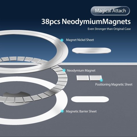 DUX DUCIS futerał CLIN MAG kompatybilny z MagSafe do IPHONE 16 Pro Max transparentny