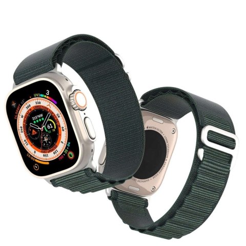 DUX DUCIS pasek GS nylonowy do Apple Watch 42 / 44 / 45 / 49 mm oliwkowy