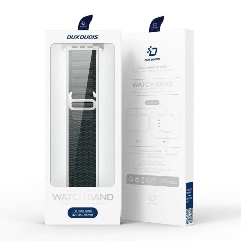 DUX DUCIS pasek GS nylonowy do Apple Watch 42 / 44 / 45 / 49 mm oliwkowy