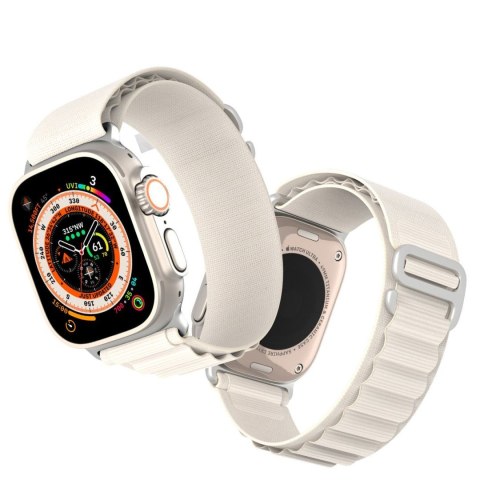 DUX DUCIS pasek GS nylonowy do Apple Watch 42 / 44 / 45 / 49 mm platynowy