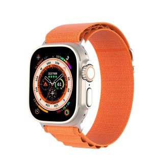 DUX DUCIS pasek GS nylonowy do Apple Watch 42 / 44 / 45 / 49 mm pomarańczowy
