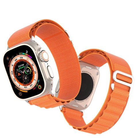 DUX DUCIS pasek GS nylonowy do Apple Watch 42 / 44 / 45 / 49 mm pomarańczowy