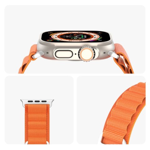 DUX DUCIS pasek GS nylonowy do Apple Watch 42 / 44 / 45 / 49 mm pomarańczowy