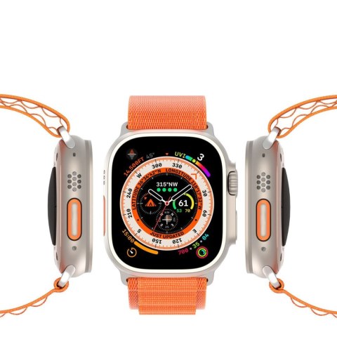 DUX DUCIS pasek GS nylonowy do Apple Watch 42 / 44 / 45 / 49 mm pomarańczowy