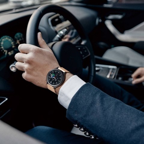 DUX DUCIS pasek MILANESE magnetyczny ze stali nierdzewnej 22 mm złoty