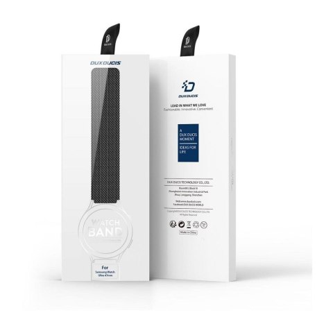 DUX DUCIS pasek MILANESE magnetyczny ze stali nierdzewnej 47 mm czarny