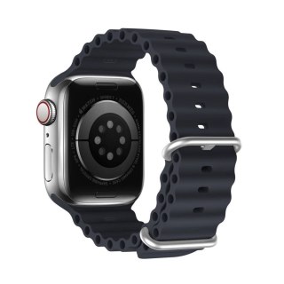 DUX DUCIS pasek OCEAN WAVE silikonowy do Apple Watch 38 / 40 / 41 mm grafitowy