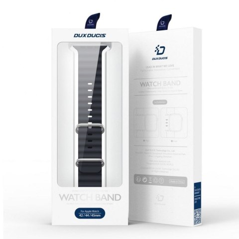 DUX DUCIS pasek OCEAN WAVE silikonowy do Apple Watch 38 / 40 / 41 mm grafitowy