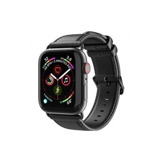 DUX DUCIS pasek YA skórzany do Apple Watch 38 / 40 / 41 mm czarny