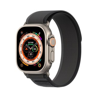 DUX DUCIS pasek YJ nylonowy do Apple Watch 42 / 44 / 45 / 49 mm czarno szary