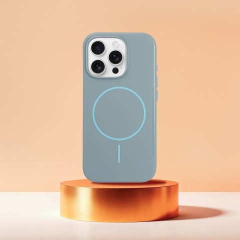 Etui na iPhone 14 PLUS Glossy Mag Cover zgodny z MagSafe miętowe