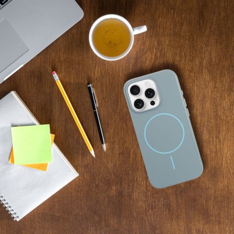 Etui na iPhone 14 PLUS Glossy Mag Cover zgodny z MagSafe miętowe