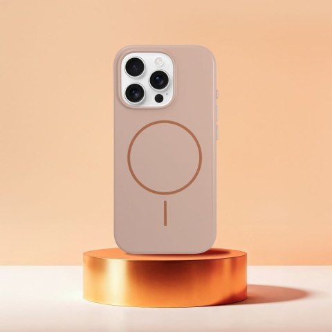 Etui na iPhone 14 PLUS Glossy Mag Cover zgodny z MagSafe złote