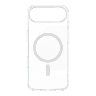 Etui na iPhone 17 AIR Drop Glue Colorful Ring Mag Cover zgodny z MagSafe białe