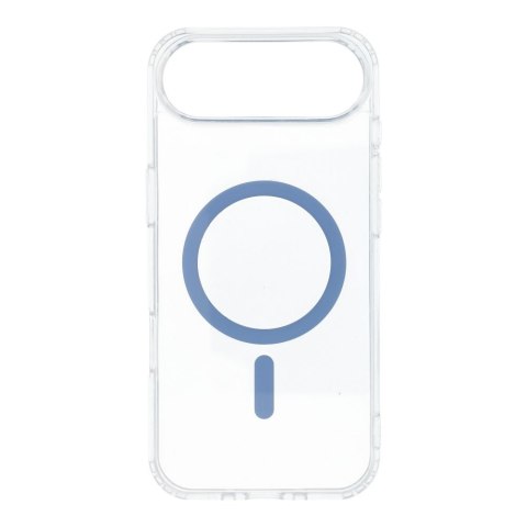 Etui na iPhone 17 AIR Drop Glue Colorful Ring Mag Cover zgodny z MagSafe jasnoniebieskie