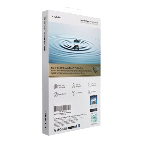 Futerał X-ONE Endura Clear Case (kompatybilny z MagSafe) - do Apple iPhone 16 Plus transparentny