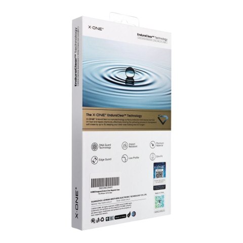 Futerał X-ONE Endura Clear Case (kompatybilny z MagSafe) - do Apple iPhone 16 Pro Max transparentny