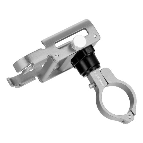 GUB uchwyt rowerowy na kierownicę P30 Aluminium srebrny