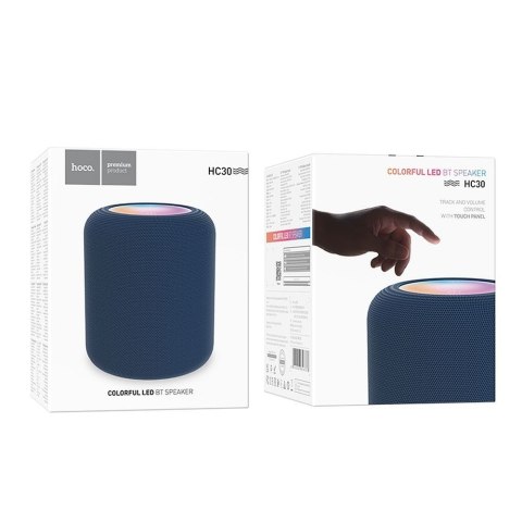 Głośnik bezprzewodowy LED 5W 3h Hoco HC30 niebieski