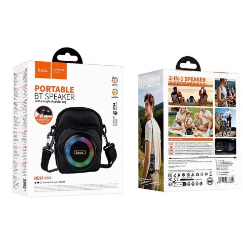 Głośnik bluetooth 8W 3h w formie torby 1,5L Hoco HC41 czarny
