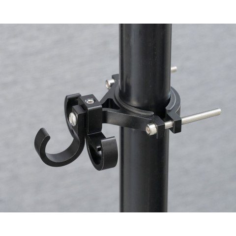 Hak uchwyt na zakupy potrójny do roweru / hulajnogi aluminiowy FS366-001 czarny