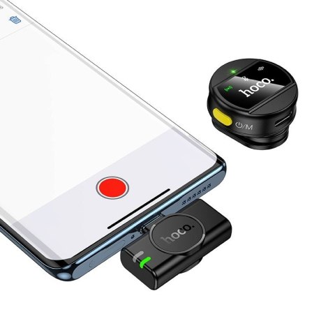 Mikrofon bezprzewodowy USB C Hoco L21 czarny