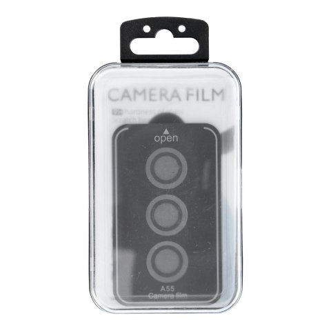 Osłona aparatu PROTECTOR 9H + aplikator do SAMSUNG A55 czarna