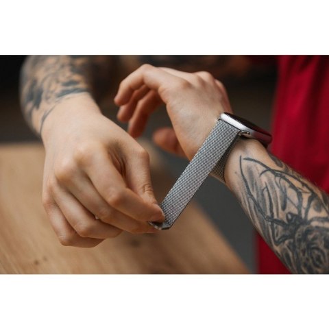 Pasek do Apple Watch Forcell F-Design FA03 magnetyczny stal 38 / 40 / 41 mm niebieski