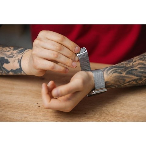 Pasek do Apple Watch Forcell F-Design FA03 magnetyczny stal 38 / 40 / 41 mm niebieski