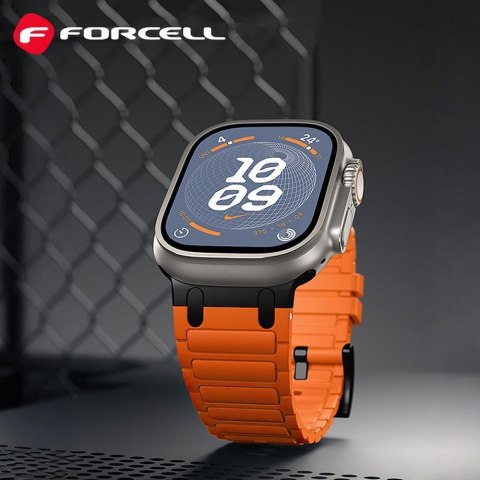 Pasek do Apple Watch Forcell F-Design FA06 dziurki silikon 38 / 40 / 41 mm biały
