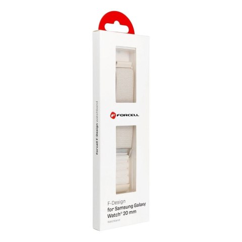 Pasek do Samsung Galaxy Watch Forcell F-Design FS05 sprzączka włókno poliestrowe 20 mm gwiezdny