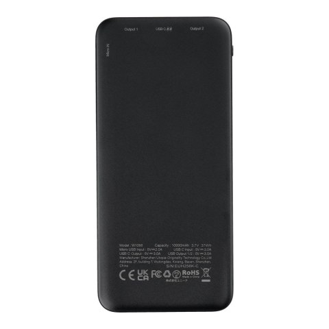 Powerbank Veger 10000 mAh 3A W1056 czarny