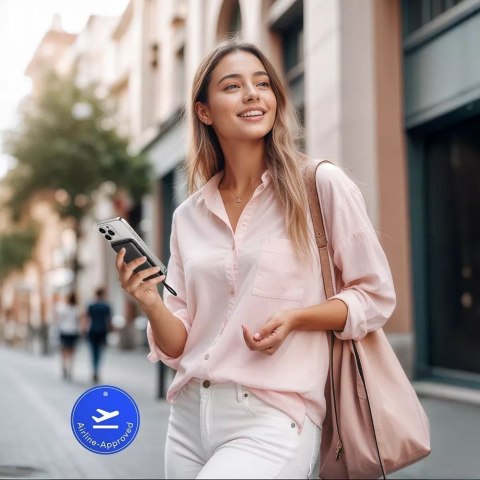 Powerbank Veger 10000 mAh z wbudowanym kablem USB C QC3.0 PD 2A 22,5W K1C W1189 czarny