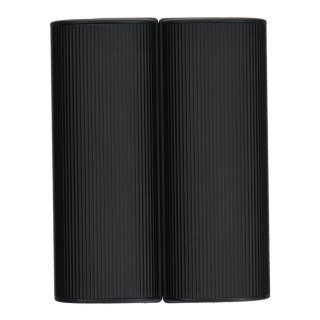 Powerbank Veger (W0587) 2,4A 2 szt 2 x 5000 mAh z podgrzewaczem do rąk czarno srebrny