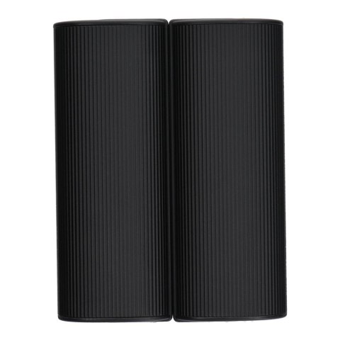 Powerbank Veger (W0587) 2,4A 2 szt 2 x 5000 mAh z podgrzewaczem do rąk czarno srebrny