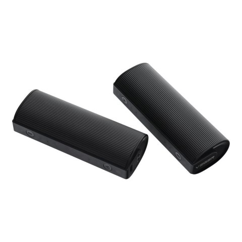 Powerbank Veger (W0587) 2,4A 2 szt 2 x 5000 mAh z podgrzewaczem do rąk czarno srebrny