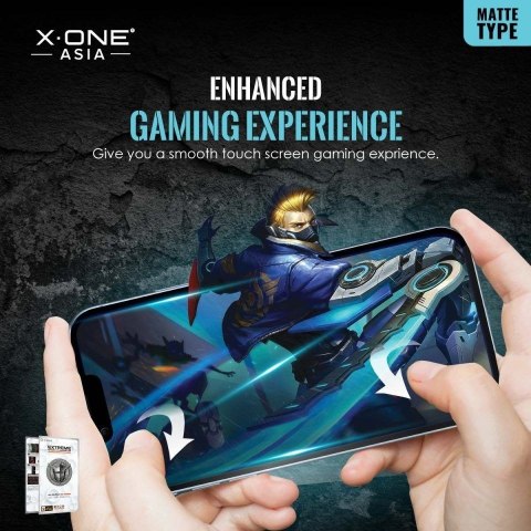 Protektor LCD X-ONE Extreme Shock Eliminator 4th gen. Matowe - do iPhone 13 Pro Max/14 Plus