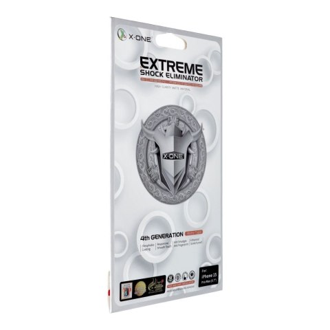 Protektor LCD X-ONE Extreme Shock Eliminator 4th gen. Matowe - do iPhone 15 Pro Max
