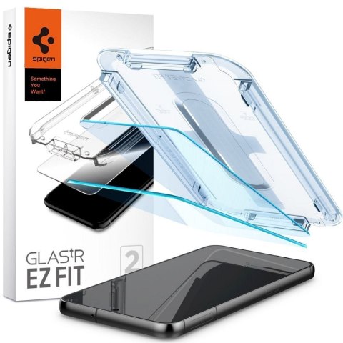 SPIGEN szkło hartowane GLAS.TR"EZ FIT" 2-pack do SAMSUNG S23 transparent