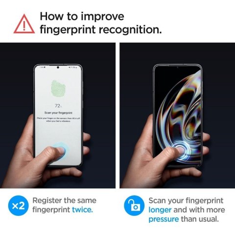 SPIGEN szkło hartowane GLAS.TR"EZ FIT" 2-pack do SAMSUNG S23 transparent