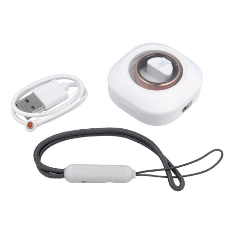 Smart Ring R11M- inteligentny pierścień ze stali ze stacją ładującą rozmiar 12 (21,4mm) złoty