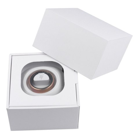 Smart Ring R11M- inteligentny pierścień ze stali ze stacją ładującą rozmiar 12 (21,4mm) złoty