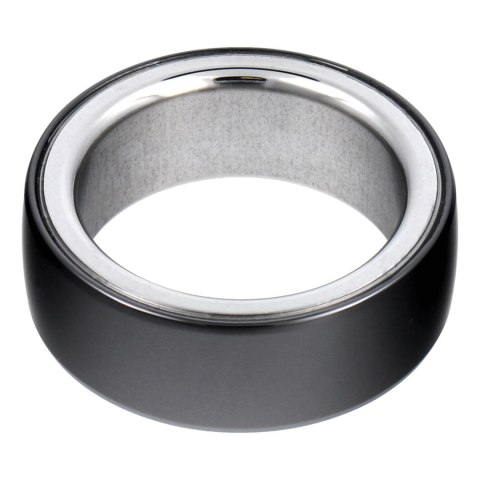 Smart Ring R8- inteligentny pierścień ceramiczny ze stacją ładującą rozmiar 15,4mm czarny