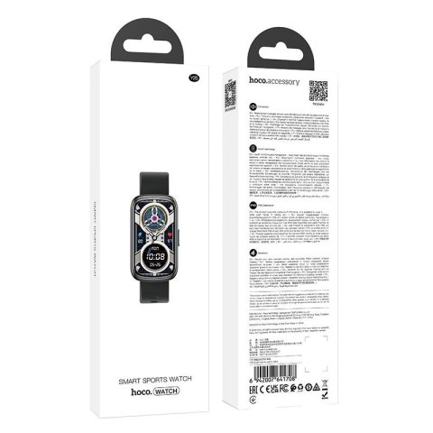 Smartwatch Hoco 1,47" TFT IP68 Y25 czarny