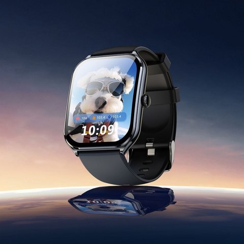 Smartwatch Hoco 1,96" AMOLED IP67 z funkcją rozmowy Y28 czarny