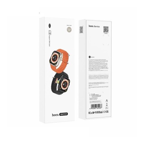 Smartwatch Hoco 1,96" TFT 4G z fukcją rozmowy DYD01 czarny