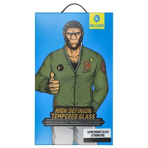 Szkło Hartowane 5D Mr. Monkey Glass - Apple iPhone 14 Plus czarny (Anti-Static Strong HD)